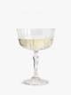 Crystal Glass Champagne Saucers, Set of 2, 245ml, Clear