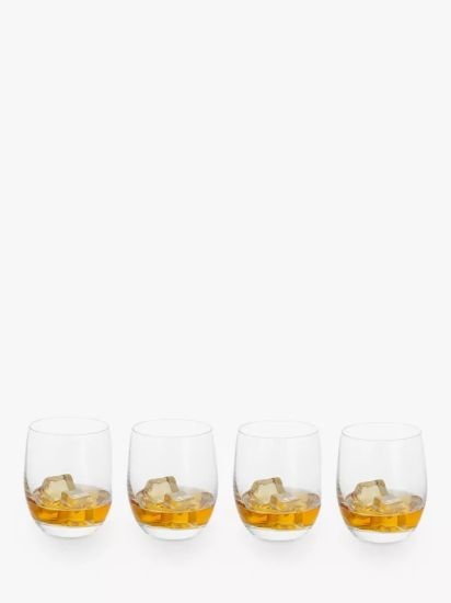 Glass Tumbler, Set of 4, 300ml, Clear
